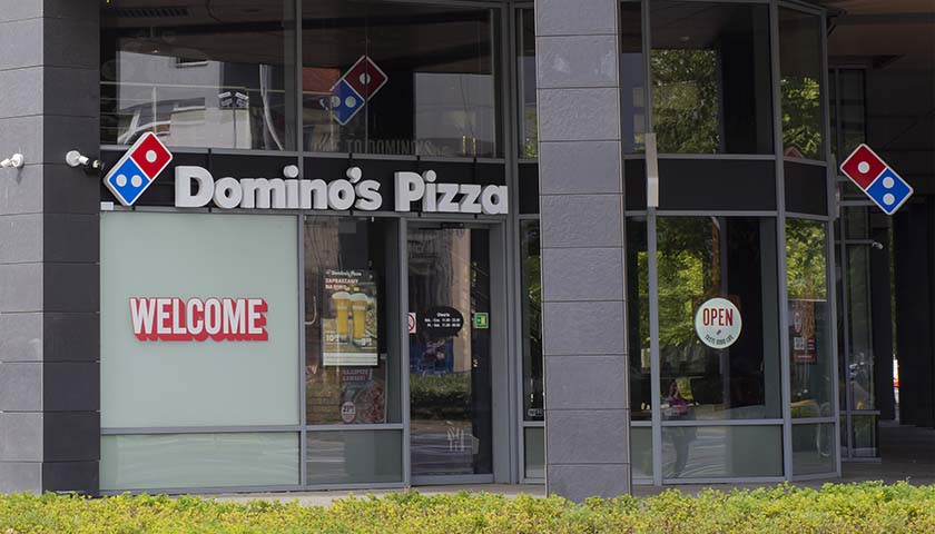 Dominos pizza monitory reklamowe