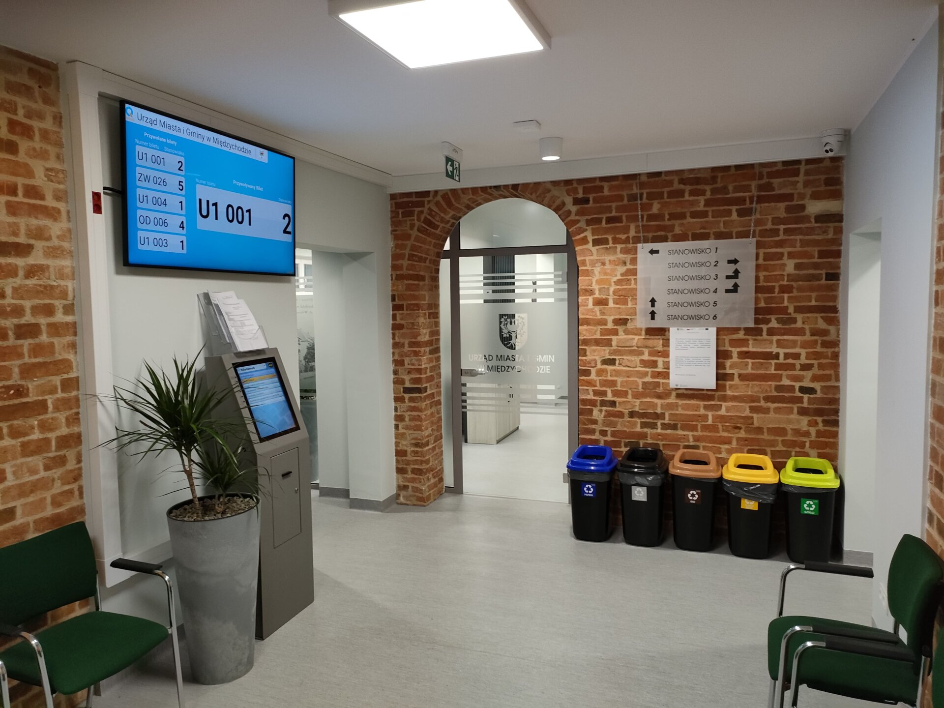 System kolejkowy w urzędzie miasta i gminy Międzychód