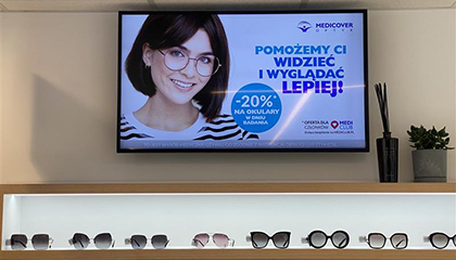 Monitor reklamowy wenętrzny Samsung QM43C