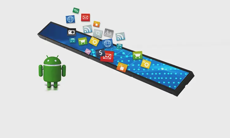 listwy LCD z sytemem Android