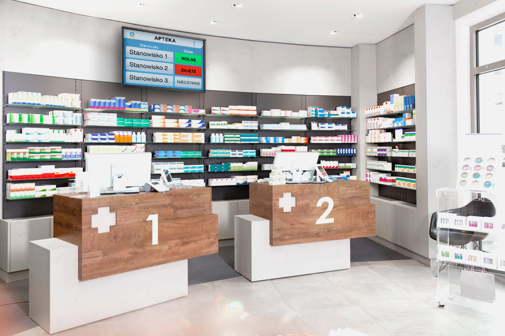 monitory reklamowe w aptekach